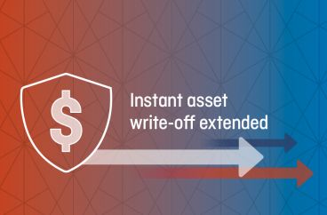Instant asset write-off extended